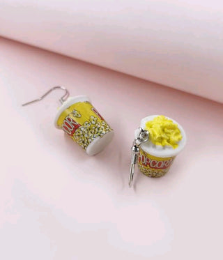 Popcorn Bucket Earrings