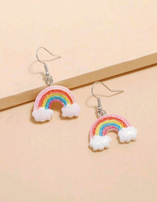 Rainbow Drop Earrings