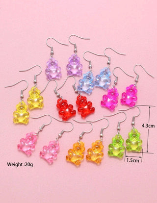 Gummy Bear Earrings (7 pairs)
