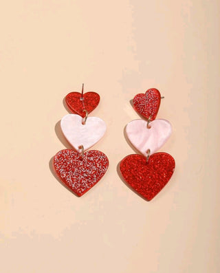 Valentine's Day Heart Earrings
