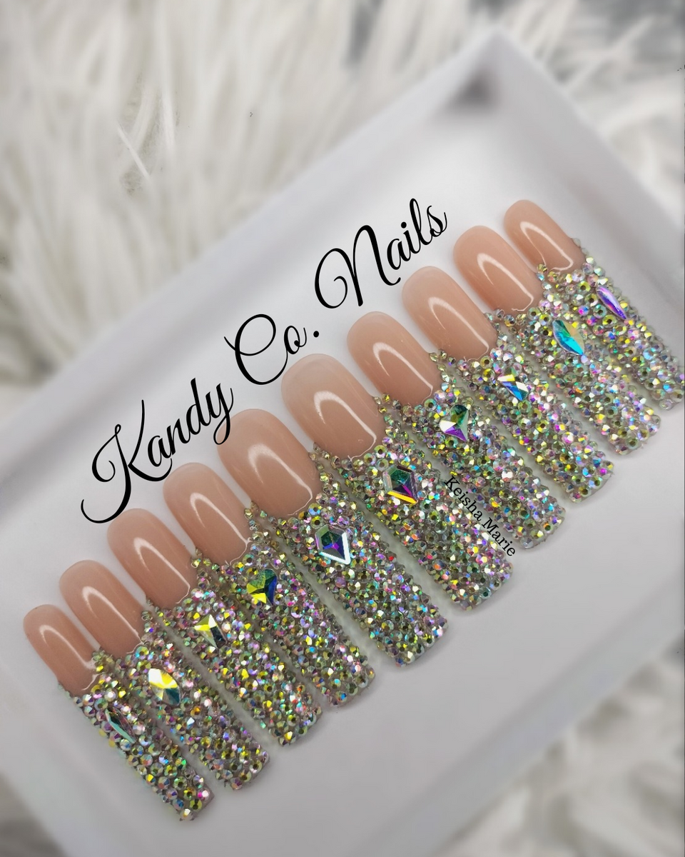 Gold Bling Nail Set – Kandy Co Nails