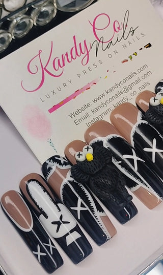 Pink Press On Nails
