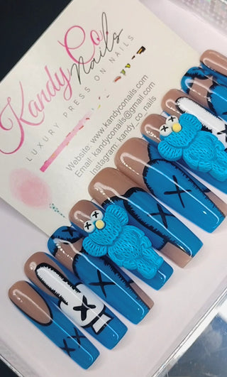 Pink Press On Nails