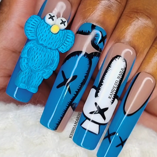 Pink Press On Nails