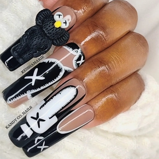 Pink Press On Nails