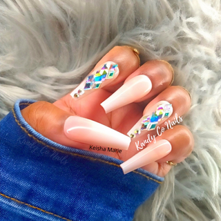 Diamond Ombre Press On Nails