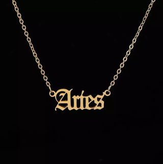 Zodiac sign necklace