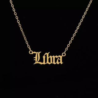 Zodiac sign necklace
