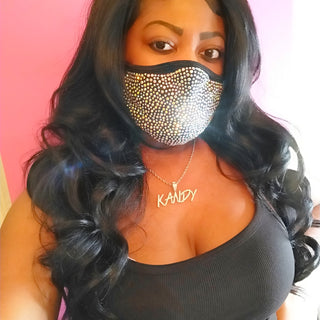 Rhinestone Bling Face Mask