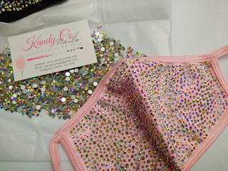 Rhinestone Bling Face Mask