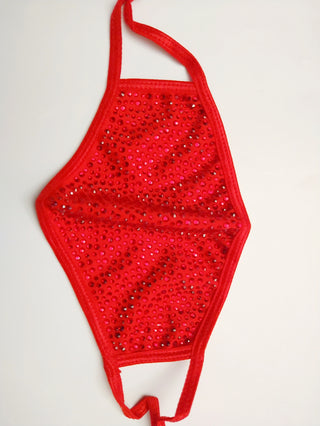 Rhinestone Bling Face Mask