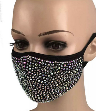 Rhinestone Bling Face Mask
